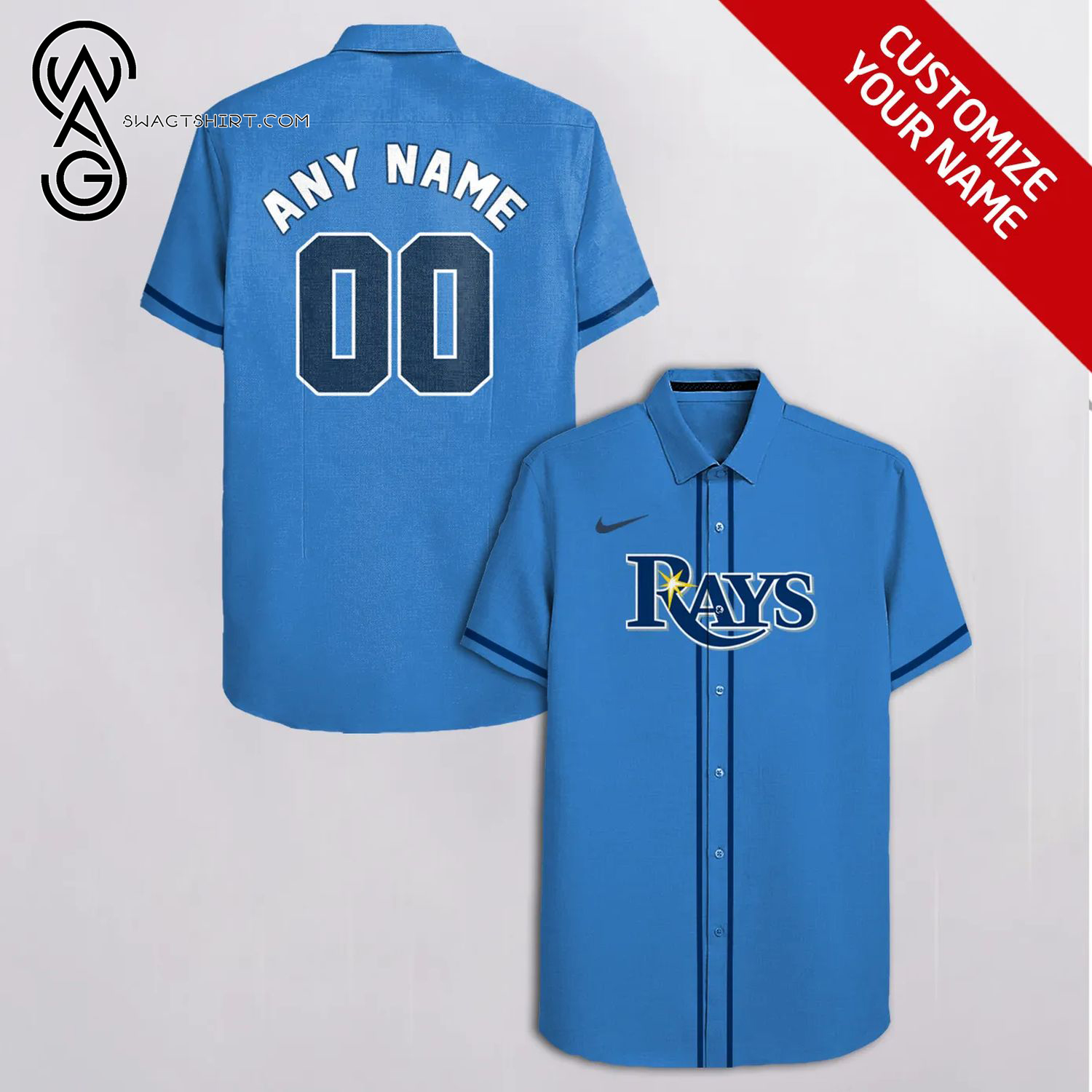 [Top Trending] Tampa Bay Rays For Fan Full Printing Personalized Hawaiian Shirt